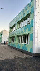 Детский садик, подсистема металлокассеты,
