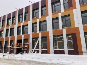 Бизнес-центр, МО (подсистема фасада -керамогранит